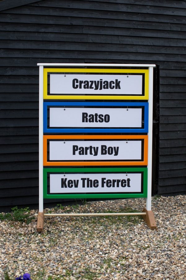 Ferret Racing Name Board